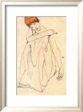 "Die Tanzerin" Pre-made-framed Framed Art Print