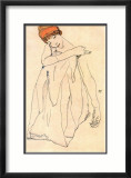 "Die Tanzerin" Pre-made-framed Framed Art Print