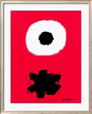 White Disc Red Ground  c1967