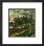 Cottages and Setting Sun