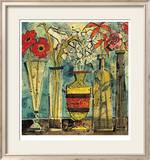 Flowers In Ceramic And Glass I