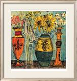 Flowers In Ceramic And Glass II
