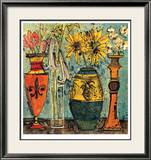 Flowers In Ceramic And Glass II