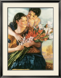 Mexico Senora Senorita Flower Poster