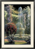 Jardin Fleuri au Jet d'Eau