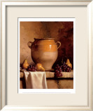 Confit Jar with Pears and Grapes
