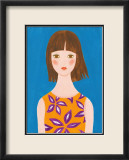 Girl Whose Hair Is Blown by the Wind