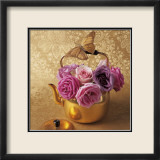 Roses  Teapot and Butterfly
