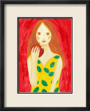Girl Eating an Apple