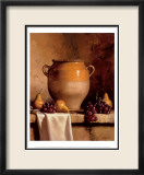 Confit Jar with Pears and Grapes