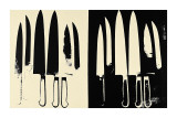 Knives  c1981-82 (Cream and Black)
