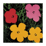 Flowers  c1964 (Red  Pink  Yellow)