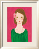 Girl with a Flower Hair Ornament