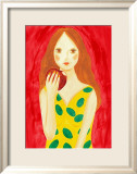 Girl Eating an Apple