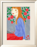 Girl in Rose Garden