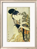 Woman Dressing Another's Hair