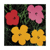 Flowers  c1964 (Red  Pink  Yellow)