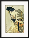 Woman Dressing Another's Hair