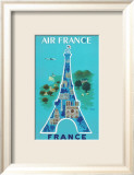 Air France: Eiffel Tower and Paris Monuments  c1952