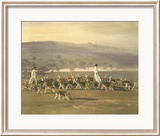 Belvoir Hounds Exercising In The Park