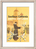 United Airlines: Southern California  Franciscan Monk and Spanish Mission