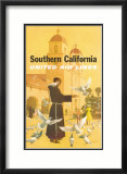 United Airlines: Southern California  Franciscan Monk and Spanish Mission
