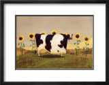 Cow With Sunflowers