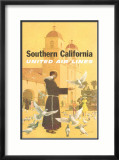 United Airlines: Southern California  Franciscan Monk and Spanish Mission