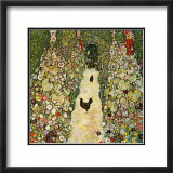 Garden Path with Chickens