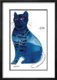 25 Cats Named Sam and One Blue Pussy by Andy Warhol  c1954 (Blue Sam)