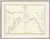 Cotes  l'Amerique  l'Asie  c1797