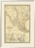 Nouvelle Carte du Mexique  Du Texas  c1840