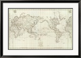 Mappemonde  c1797