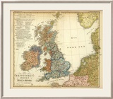 Die Britischen Inseln: Volker und Sprachen  c1847
