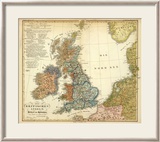 Die Britischen Inseln: Volker und Sprachen  c1847