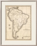 Map of South America  c1839