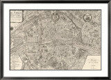 Plan de la Ville de Paris  1715