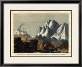 Comparative Height of the Principal Mountains in the World  c1823