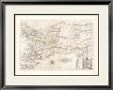 Il Disegno D'Geografia Moderna Della Provincia Di Natolia