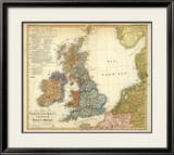 Die Britischen Inseln: Volker und Sprachen  c1847