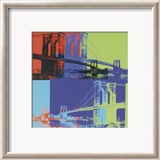 Brooklyn Bridge  c1983 (Orange  Blue  Lime)