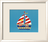 Bear in a Sailboat