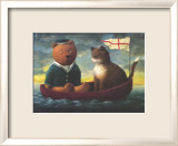 Teddy in a Boat