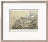 Cuadro General de Alturas Comparativas del Peru  c1865
