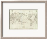 Mappemonde  c1797