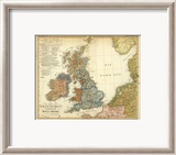 Die Britischen Inseln: Volker und Sprachen  c1847