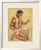 Kneeling Drummer