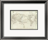 Mappemonde  c1797