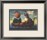 Teddy in a Boat