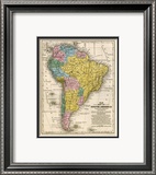 Map of South America  c1839